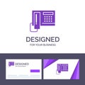 Creative Business Card and Logo template Telephone, Phone, Cell, Hardware Vector Illustration Royalty Free Stock Photo