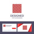 Creative Business Card and Logo template Tile, Floor, Slab, Square, Stripes, Tiles, Wall Vector Illustration Royalty Free Stock Photo