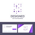 Creative Business Card and Logo template Unstructured, Data, Insecure Data, Science Vector Illustration