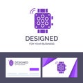 Creative Business Card and Logo template Watch, Hand Watch, Timer, Education Vector Illustration