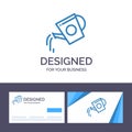 Creative Business Card and Logo template Water Tank, Beverage, Bottle, Tank, Water Vector Illustration Royalty Free Stock Photo