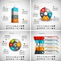 Creative business infographics Royalty Free Stock Photo
