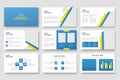 Creative business PowerPoint presentation slides template design. Use for modern keynote presentation background Royalty Free Stock Photo