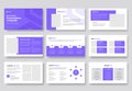 Creative business PowerPoint presentation slides template. Use in Presentation, flyer and leaflet, corporate report, marketing, Royalty Free Stock Photo