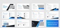 Creative business presentation slides template design. Use for modern presentation background, brochure design Royalty Free Stock Photo