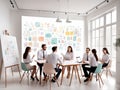creative business team meeting in office.creative office. Royalty Free Stock Photo