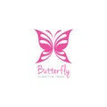 Creative Butterfly Concept Logo Design Template Royalty Free Stock Photo