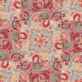 Creative camouflage geometric ornament. Abstract camo seamless background pattern