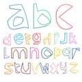 Creative cartoon cheery font