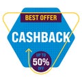 Creative Cashback banner on White Background 02