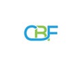 Creative CBF Logo Icon Design Idea Concept