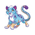Creative Cheetah Arts and Crafts Illustration for Unique Designs Royalty Free Stock Photo