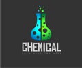 Creative Chemical Colorful Logo design for brand identity, comp