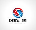 Creative Chemical Colorful Logo design for brand identity, comp