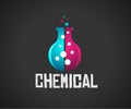 Creative Chemical Colorful Logo design for brand identity, comp