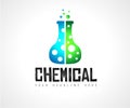 Creative Chemical Colorful Logo design for brand identity, comp