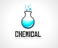 Creative Chemical Lab Colorful Logo design for brand identity, c