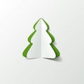 Creative Christmas tree. Royalty Free Stock Photo