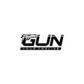 Creative Gun logo Design Vector Art Logo Royalty Free Stock Photo