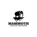 Creative Mammoth logo Design Vector Art Logo