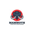 Creative Mammoth logo Design Vector Art Logo