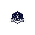 Creative Rocket logo Design Vector Art Logo Royalty Free Stock Photo