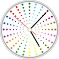 Creative clock face design.