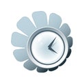 Creative clock icon