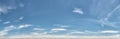 Creative Clouds, panorama format Royalty Free Stock Photo