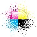 Creative CMYK design