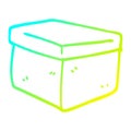 A creative cold gradient line drawing cartoon office filing box