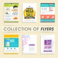 Creative collections of Flyer of Banner. Royalty Free Stock Photo