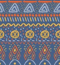 Creative and colorfu tribal pattern