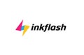 Ink Colorful Flash Logo