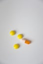 Creative combination of pills Royalty Free Stock Photo