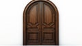 Creative Commons Attribution Wooden Door With Arched Design