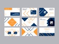 Creative Company Investment Pitch Decks Vector Template Design. Elegant and Modern Styling to convince any message