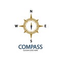 Creative Compass Concept Logo Design Template Royalty Free Stock Photo