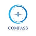 Creative Compass Concept Logo Design Template Royalty Free Stock Photo