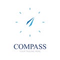 Creative Compass Concept Logo Design Template Royalty Free Stock Photo