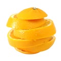 Creative compose slide navel orange