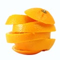 Creative compose slide navel orange