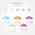 Creative concept business data for infographic