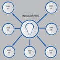 Creative concept for dark infographic. Business data visualization. Abstract circle elements of graph, diagram with 4 steps, optio