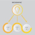 Creative concept for dark infographic. Business data visualization. Abstract circle elements of graph, diagram with 4 steps, optio