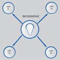 Creative concept for dark infographic. Business data visualization. Abstract circle elements of graph, diagram with 4 steps, optio