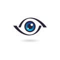 Creative Concept Eyes logo Design Template, eye care logo icon Royalty Free Stock Photo