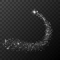 Creative concept Vector set of glow light effect stars bursts with sparkles isolated on black background. For Royalty Free Stock Photo