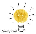 Creative cooking ideas Royalty Free Stock Photo