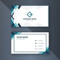 Creative coorporate business card Template modern Royalty Free Stock Photo